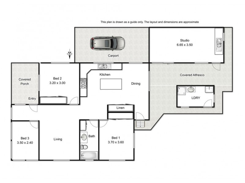 77D Ruthven Street, Harlaxton QLD 4350 Floorplan