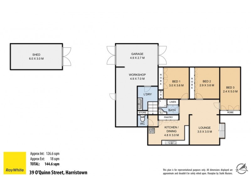 39 O’Quinn Street, Harristown QLD 4350 Floorplan