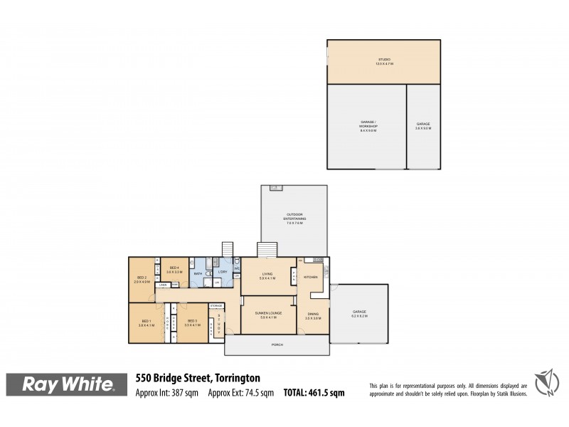 550 Bridge Street, Torrington QLD 4350 Floorplan