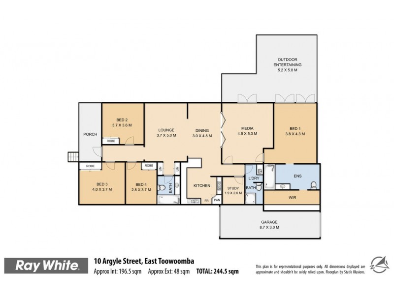 10 Argyle Street, East Toowoomba QLD 4350 Floorplan