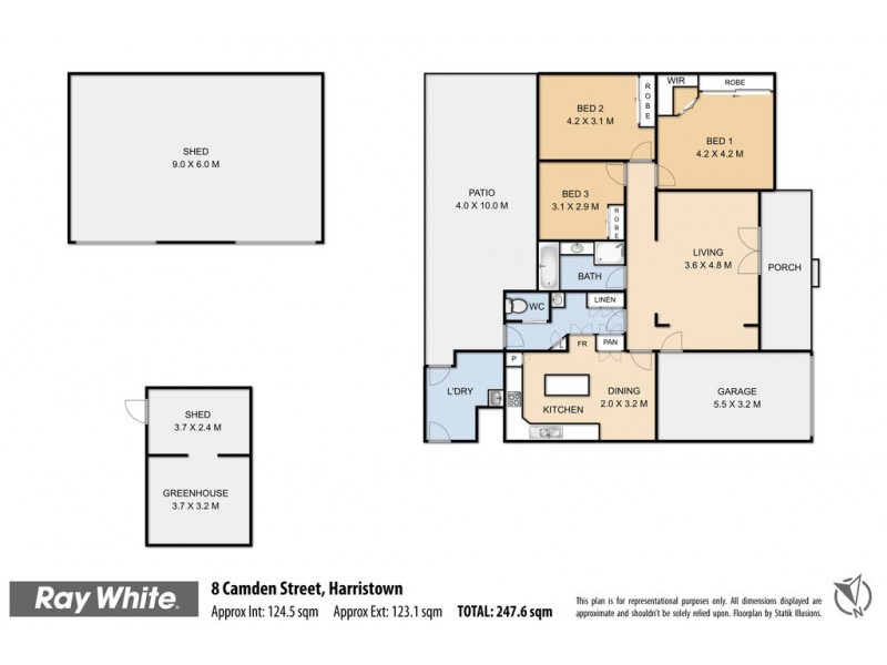 8 Camden Street, Harristown QLD 4350 Floorplan