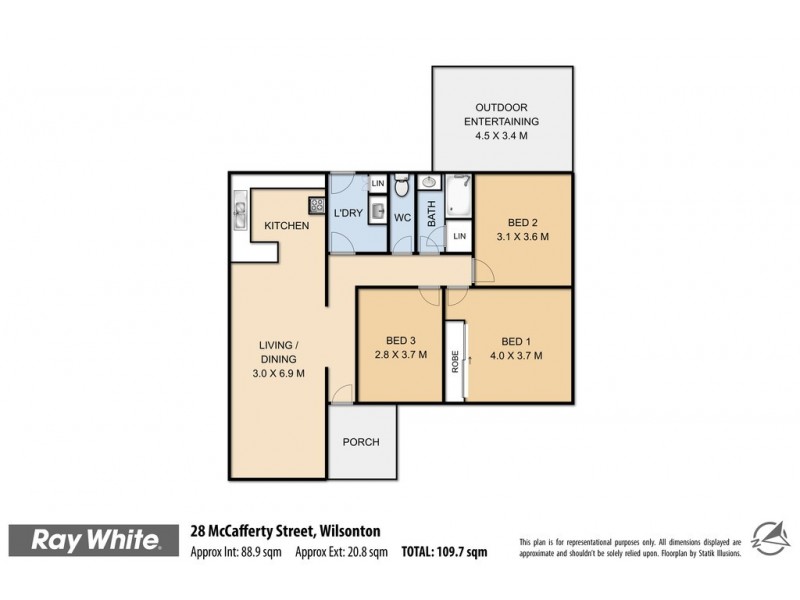 28 McCafferty Street, Wilsonton QLD 4350 Floorplan