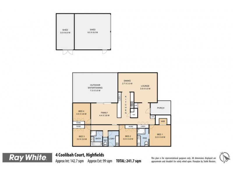 4 Coolibah Court, Highfields QLD 4352 Floorplan