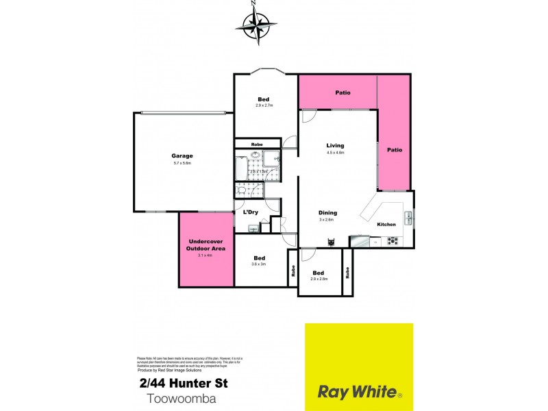 Unit 2/44 Hunter Street, Centenary Heights QLD 4350