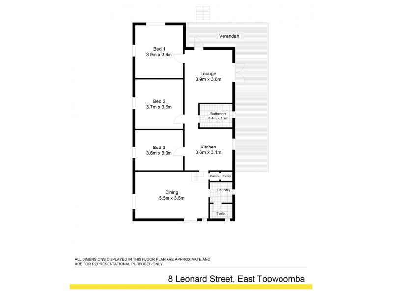8 Leonard Street, East Toowoomba QLD 4350 Floorplan
