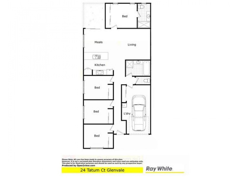 Unit 1/24 Tatum Court, Glenvale QLD 4350 Floorplan