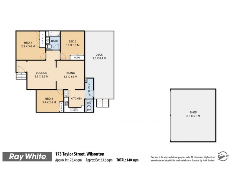 173 Taylor Street, Wilsonton QLD 4350 Floorplan