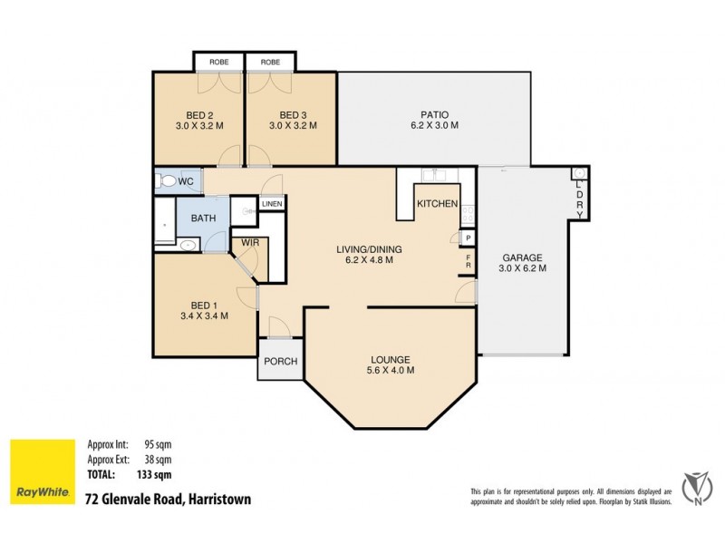 72 Glenvale Road, Harristown QLD 4350 Floorplan