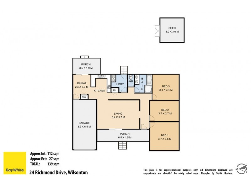 24 Richmond Drive, Wilsonton QLD 4350 Floorplan