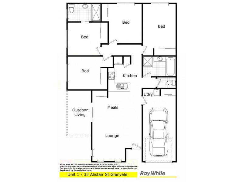 33A Alistair Street, Glenvale QLD 4350 Floorplan