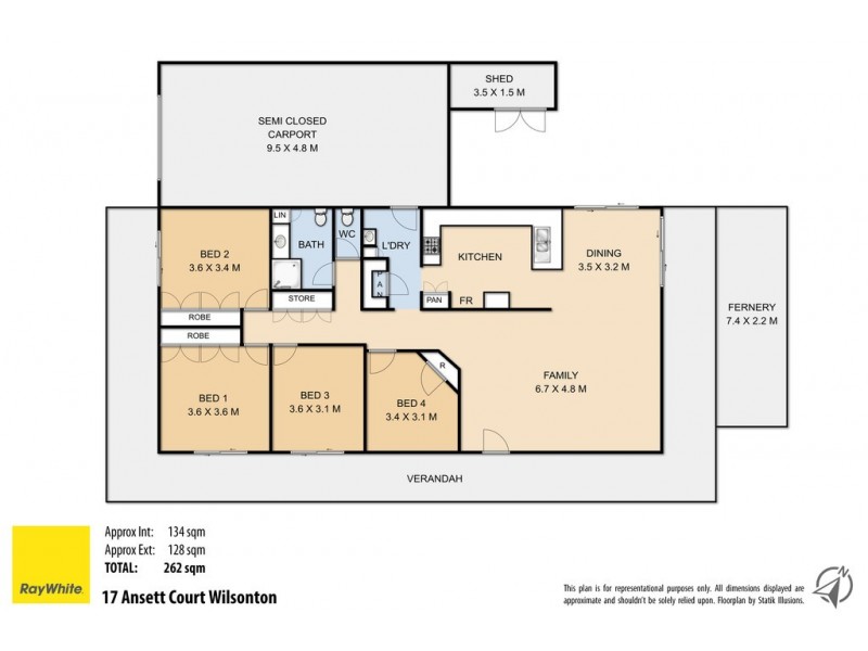 17 Ansett Court, Wilsonton QLD 4350 Floorplan