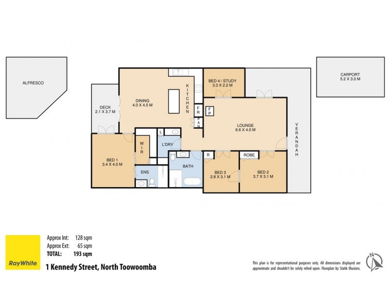 1 Kennedy Street, North Toowoomba QLD 4350 Floorplan