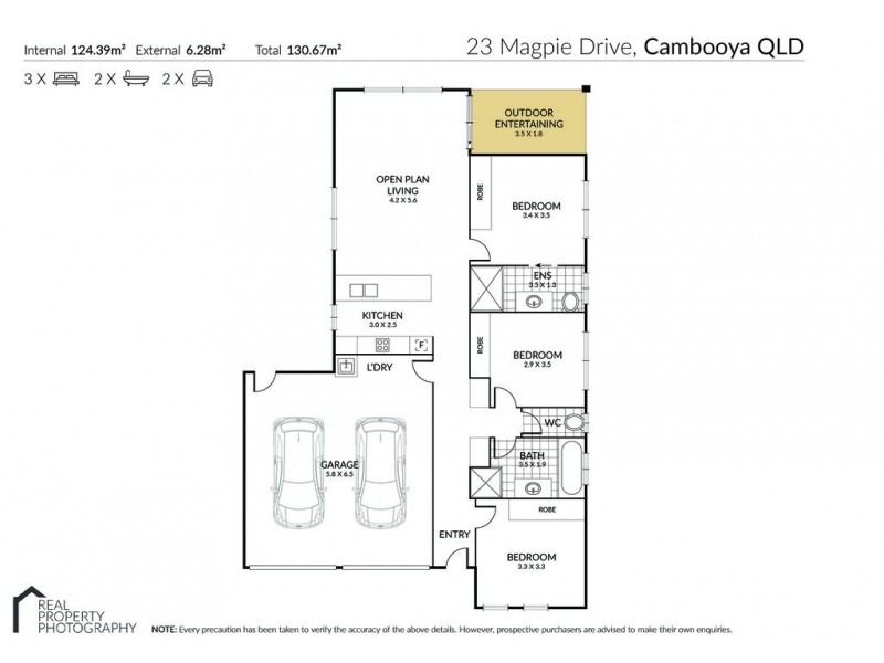 23 Magpie Drive, Cambooya QLD 4358 Floorplan