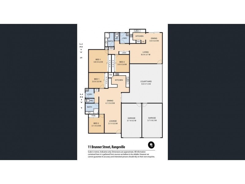 1/11 Brunner Street, Rangeville QLD 4350 Floorplan