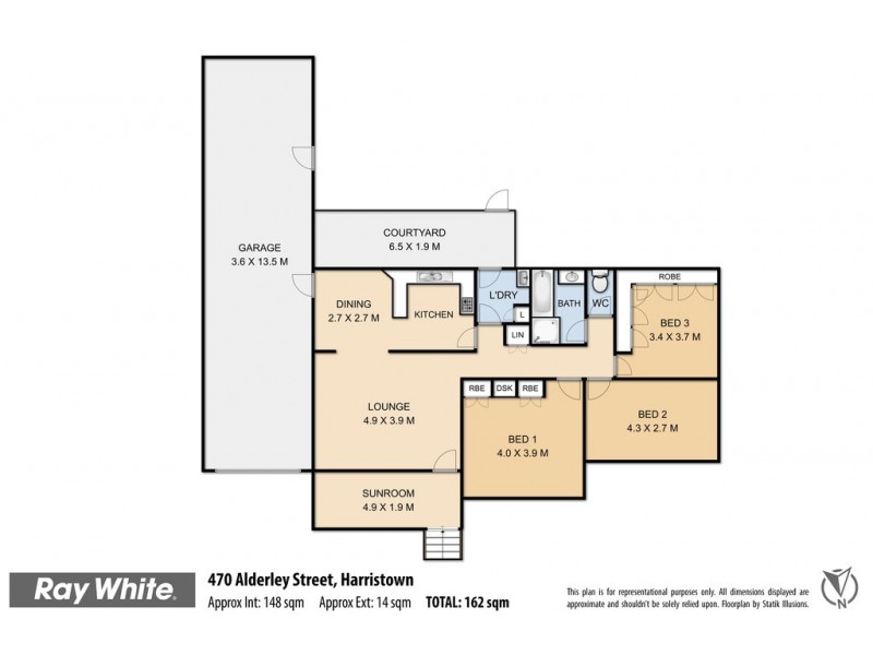 470 Alderley Street, Harristown QLD 4350 Floorplan