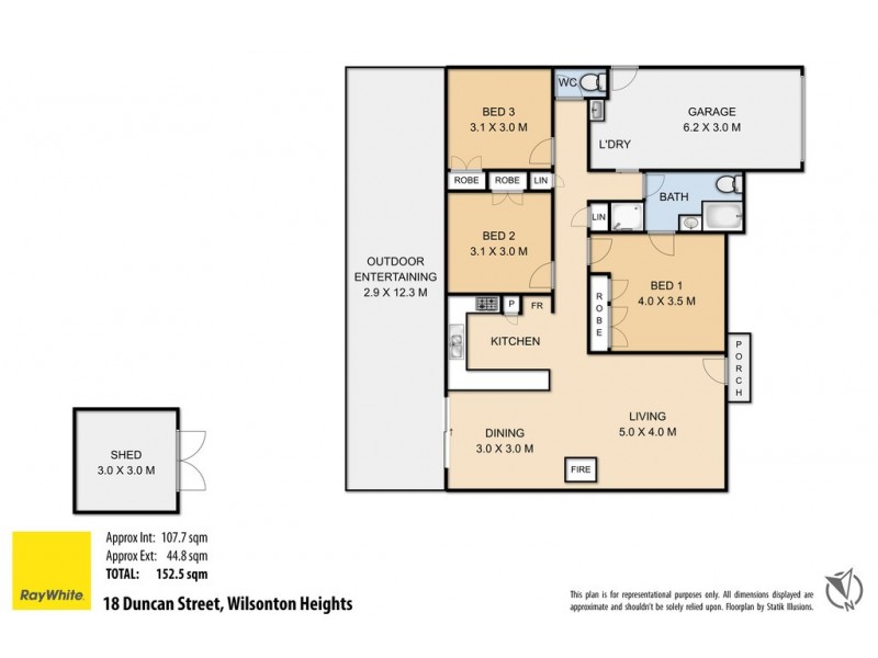 18 Duncan Street, Wilsonton Heights QLD 4350 Floorplan