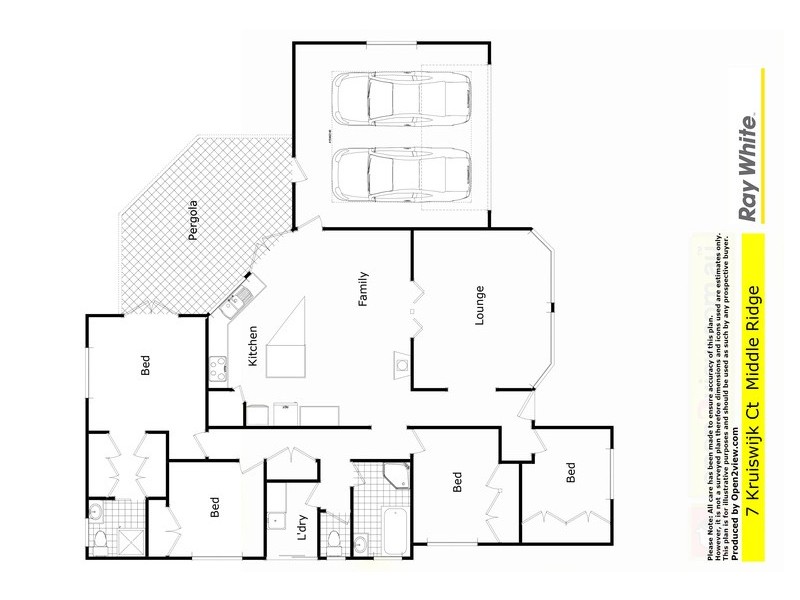 7 Kruiswijk Court, Middle Ridge QLD 4350 Floorplan