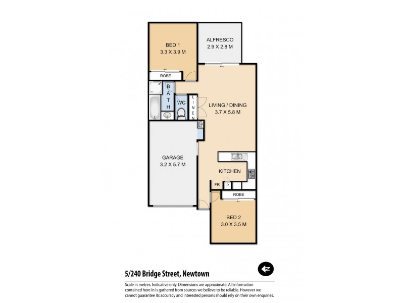 5/240 Bridge Street, Newtown QLD 4350 Floorplan