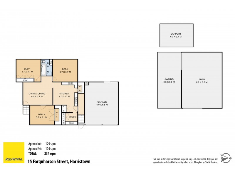 15 Farquharson Street, Harristown QLD 4350 Floorplan