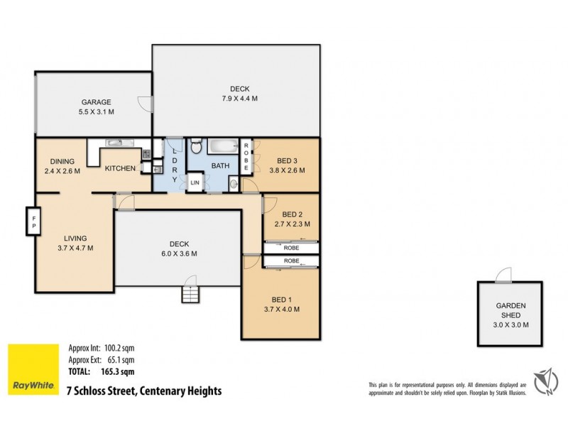 7 Schloss Street, Centenary Heights QLD 4350 Floorplan