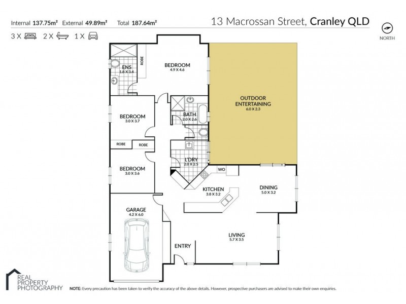 13 Macrossan Street, Cranley QLD 4350 Floorplan