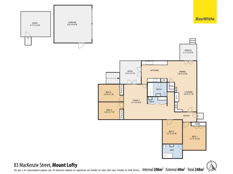 83 MacKenzie Street, Mount Lofty QLD 4350 Floorplan