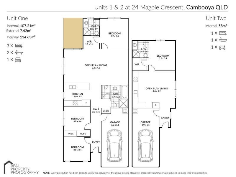 1/24 Magpie Drive, Cambooya QLD 4358 Floorplan