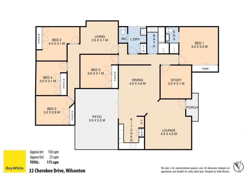 32 Cherokee Drive, Wilsonton QLD 4350 Floorplan