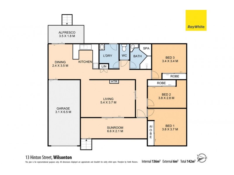 13 Hinton Street, Wilsonton QLD 4350 Floorplan