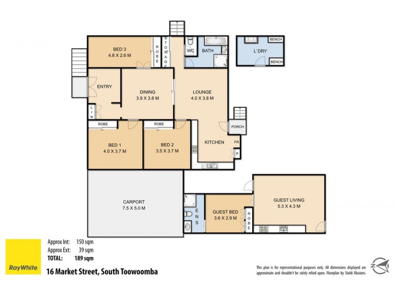 16 Market Street, South Toowoomba QLD 4350 Floorplan
