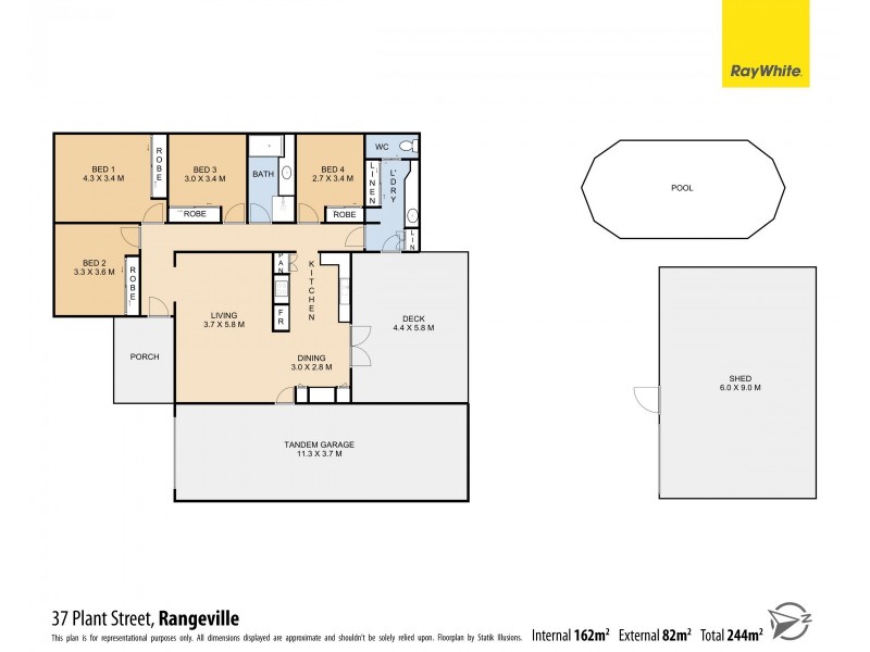 37 Plant Street, Rangeville QLD 4350 Floorplan