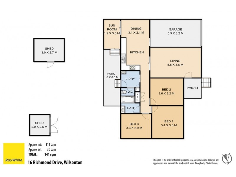 16 Richmond Drive, Wilsonton QLD 4350 Floorplan