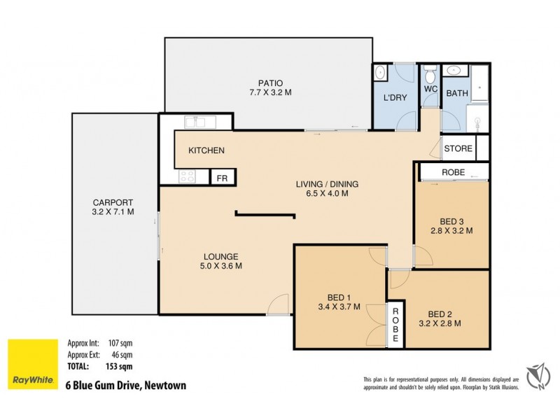 6 Blue Gum Drive, Newtown QLD 4350 Floorplan