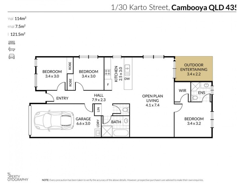1/30 Karto Street, Cambooya QLD 4358 Floorplan