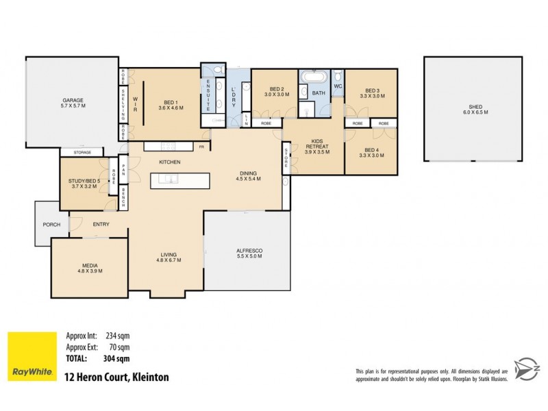 12 Heron Court, Kleinton QLD 4352 Floorplan
