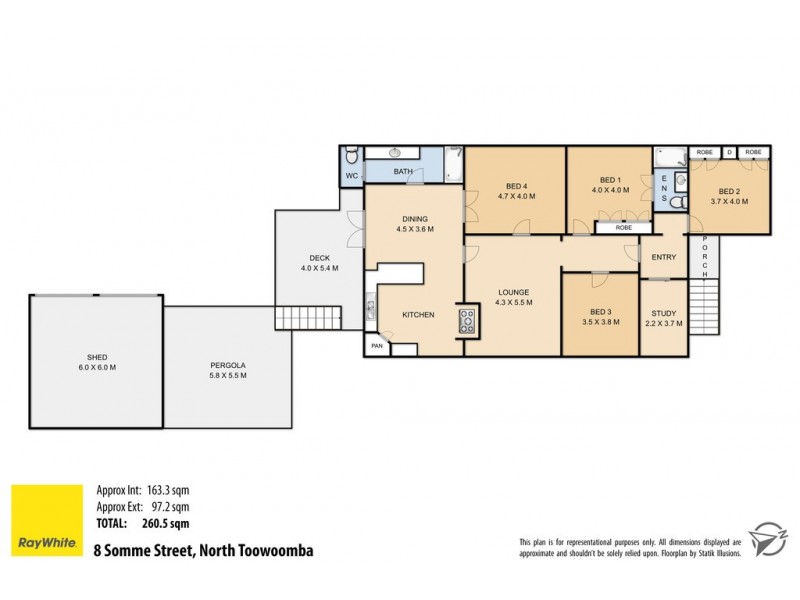 8 Somme Street, North Toowoomba QLD 4350 Floorplan