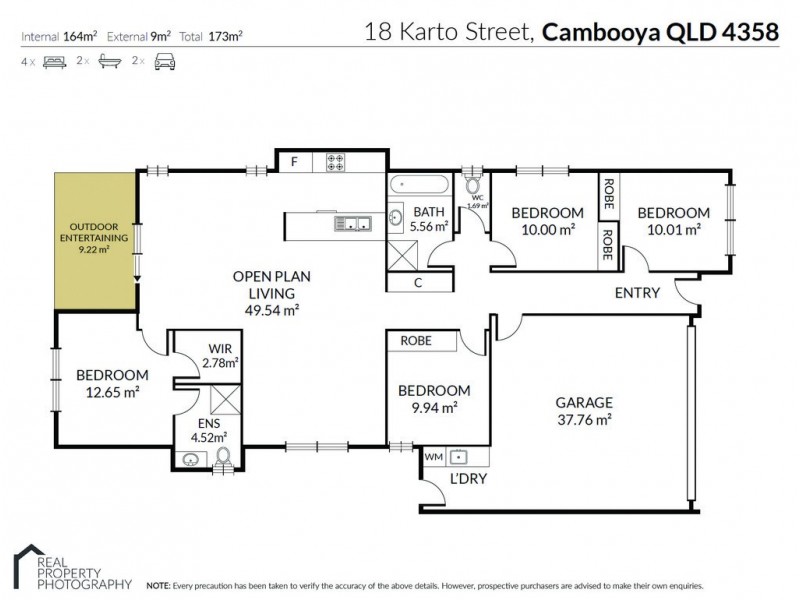 18 Karto Street, Cambooya QLD 4358 Floorplan