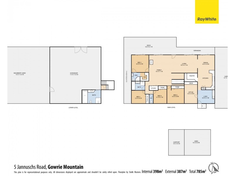 5 Jannuschs Road, Gowrie Mountain QLD 4350 Floorplan
