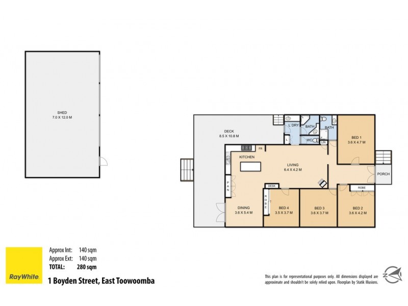 1 Boyden Street, East Toowoomba QLD 4350 Floorplan