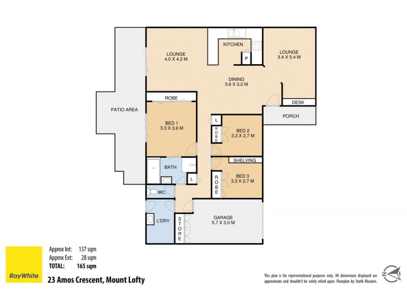 23 Amos Crescent, Mount Lofty QLD 4350 Floorplan
