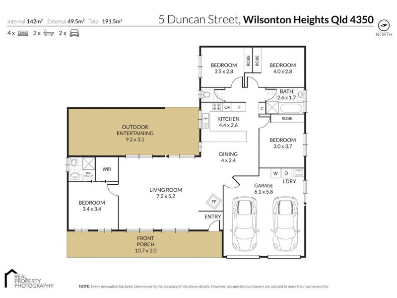 5 Duncan Street, Wilsonton Heights QLD 4350 Floorplan