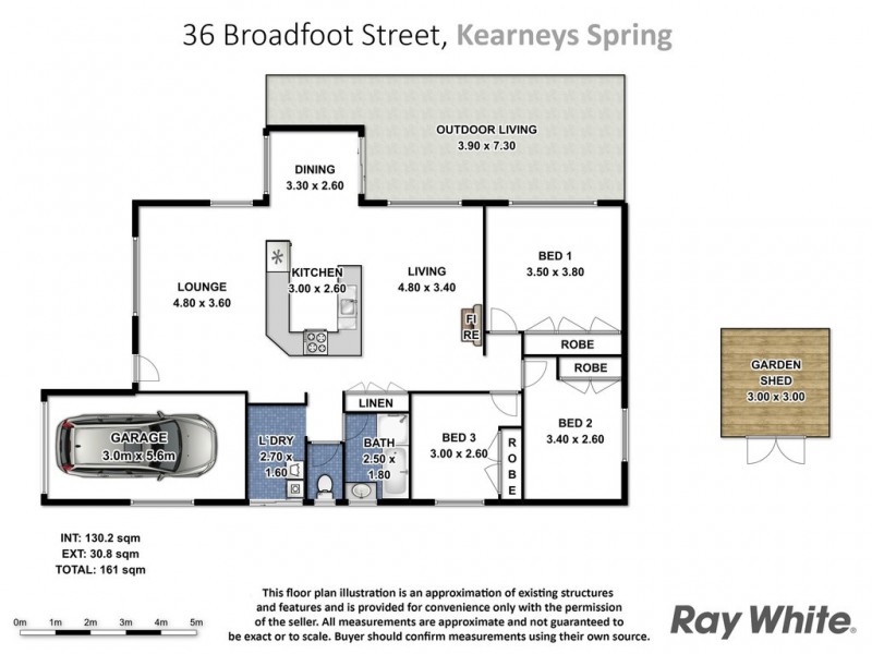 36 Broadfoot Street, Kearneys Spring QLD 4350 Floorplan