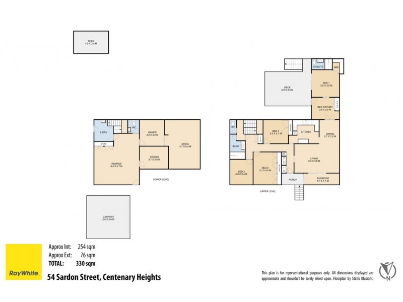54 Sardon Street, Centenary Heights QLD 4350 Floorplan