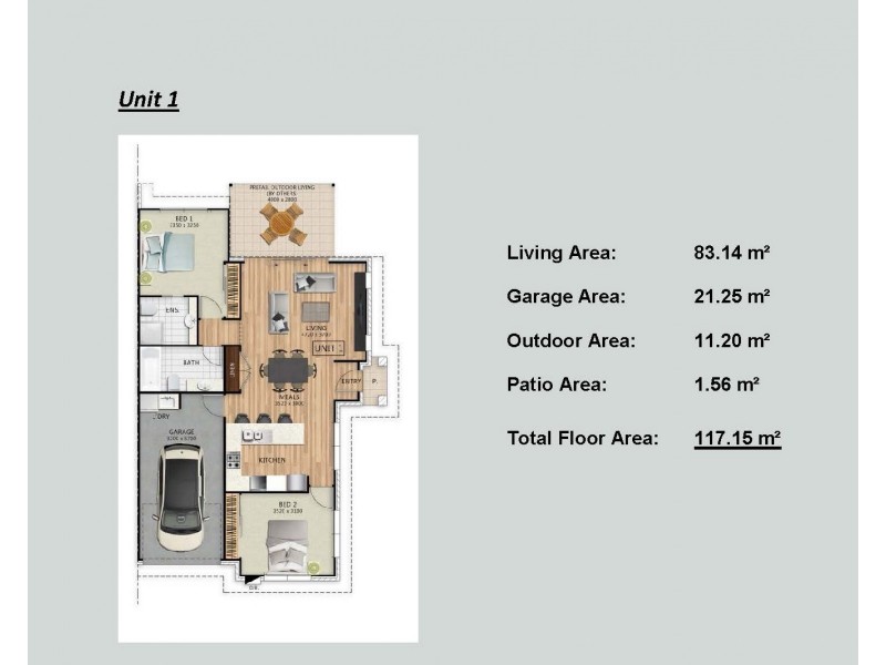Proposed Units at 653 Greenwattle Street, Glenvale QLD 4350