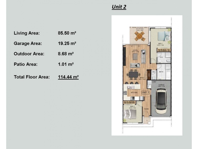 Proposed Units at 653 Greenwattle Street, Glenvale QLD 4350