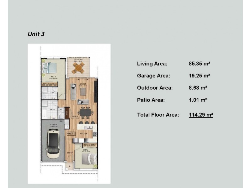 Proposed Units at 653 Greenwattle Street, Glenvale QLD 4350
