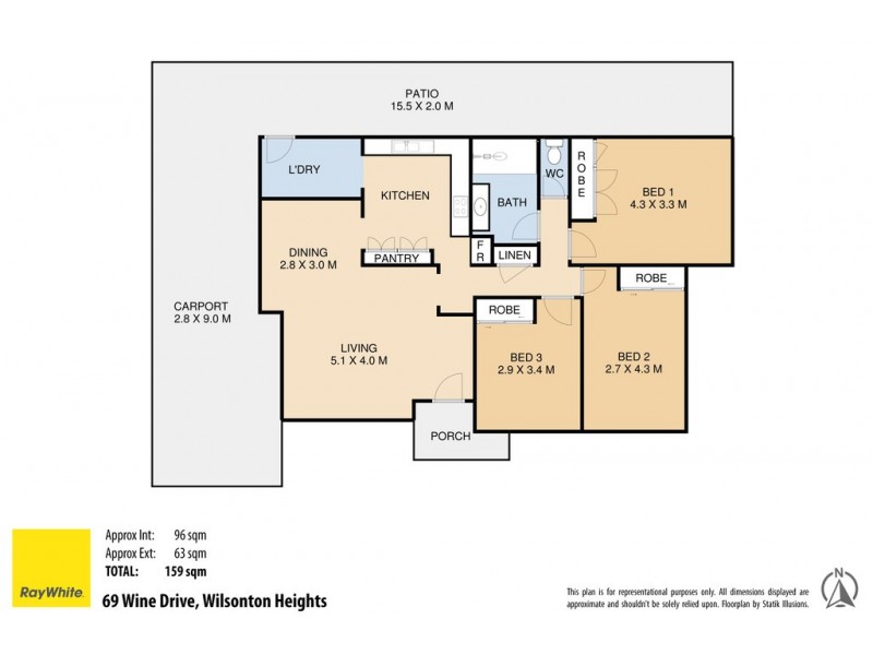 69 Wine Drive, Wilsonton Heights QLD 4350 Floorplan