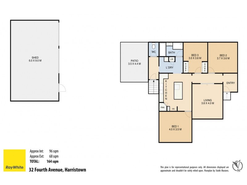 32 Fourth Avenue, Harristown QLD 4350 Floorplan