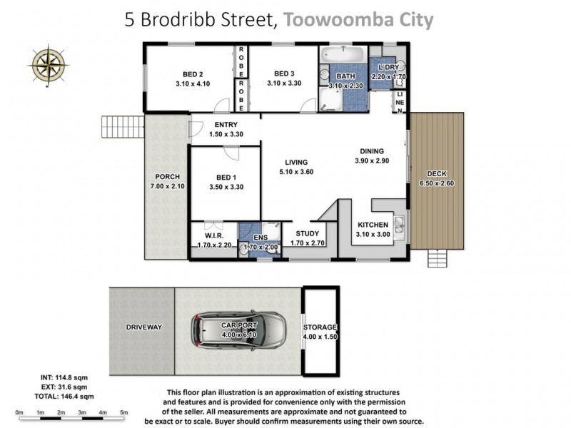 5 Brodribb Street, Toowoomba City QLD 4350 Floorplan
