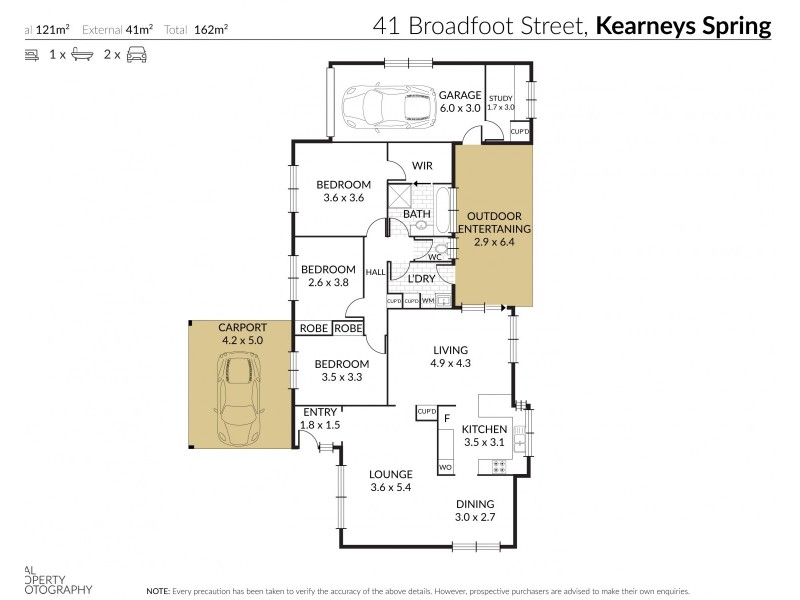 41 Broadfoot Street, Kearneys Spring QLD 4350